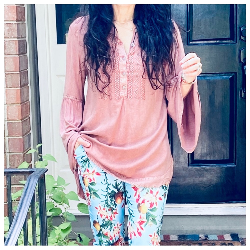 ✨LAST ONES✨BOHO CHIC  GORGEOUS TUNIC TOP - Picture 3 of 14